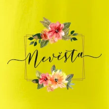 Nevěsta čtverec oranžový
