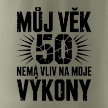Můj věk nemá vliv na moje výkony