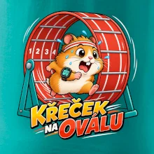 Běžecký křeček na oválu