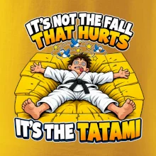 Pád bolí tatami judo