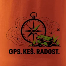 Kompas s krabičkou GPS keš radost