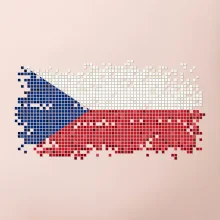 Česká vlajka - tetris