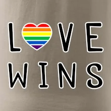 Love wins nápis