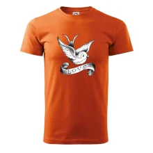 Love holubice - kreslená