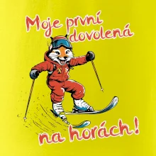 Moje první dovolená na horách hnědá  liška