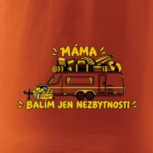 Máma balím jen nezbytnosti rodinný karavan