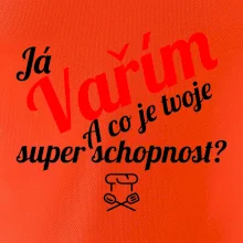 Já vařím - tvoje superschopnost? šikmý nápis