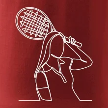 Tenistka  jednim tahem