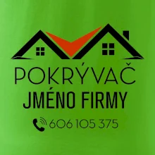 Tričko pro pokrývače - Dvě střechy