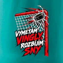 Hokejový střelec vymetá vingly