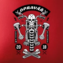 Lebka motorkář opravář