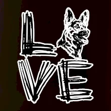 Německý ovčák love