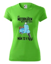 Být motorkářem nebyla moje volba skútr