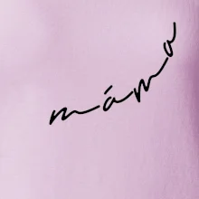 Mikina máma se jmény dětí