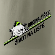 Dokonalý řez život na vodicí liště