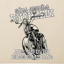 Sám jezdím rychleji, ale ve dvou dojedeme dál
