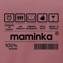 Čárový kód Maminka