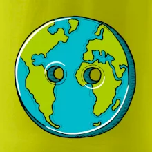 Planeta země knoflík (Pecka design)