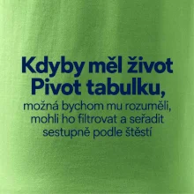 Kdyby měl život pivot tabulku