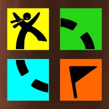 Geocaching logo barevné