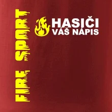 Hasiči (oheň,  Firesport, název sboru - vlastní nápis)