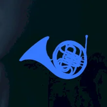 Blue French Horn Blue French Horn