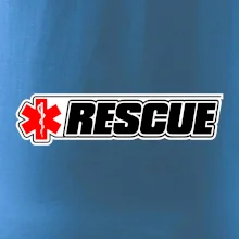 Záchranář rescue kříž červený