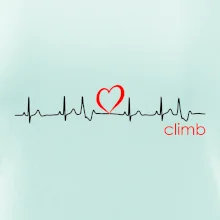 Moje srdce bije pro climb (horolezení)