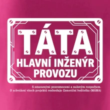 Táta hlavní inženýr provozu