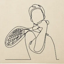 Tenista  jednim tahem