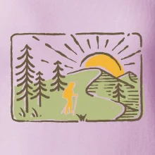 Nordic walking v přírodě
