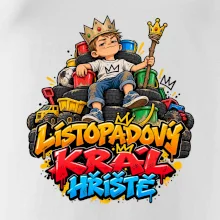 Listopadový král dětského hřiště na trůnu