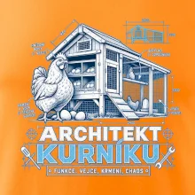 Architekt kurníku technický výkres