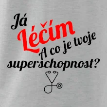 Já léčím - tvoje superschopnost? Šikmý nápis
