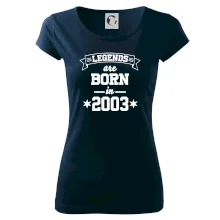 Legends are born in 2003 Legends are born in 2003
