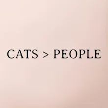 Cats > people