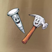 Parové triko - Kladivo a hřebík