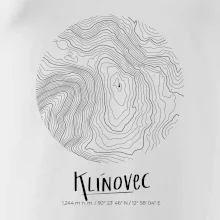 Klínovec - vrstevnice v kruhu