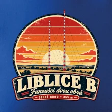 Liblice B retro odznak dvou vysílačů