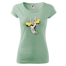 Rocková ruka kost a oko