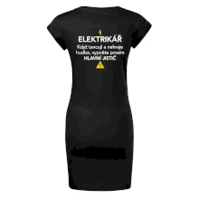 Elektrikář - hlavní jistič - Nápis na zádech