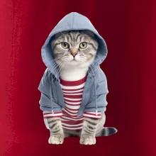 Kočka v pruhovaném triku