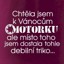 Chtěla jsem dostat motorku - Vánoce
