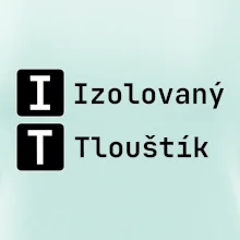 IT Nápis Izolovaný Tlouštík