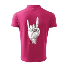 Rocková ruka kreslená