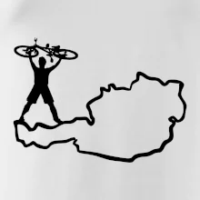 Cyklista - Mapa Rakouska