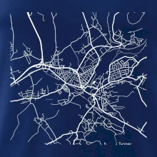 Mapy měst černobílé Turnov