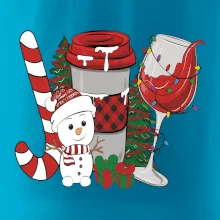 Vánoce, víno a sněhulák