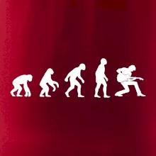 Evoluce kytarista - klečící