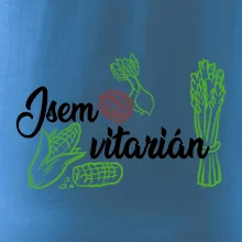 Jsem vitarián - nápis